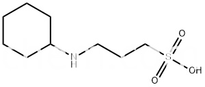 N-Cyclohexyl-3-aminopropanesulfonic acid Structure